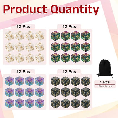 48Pcs Magic Dice Counters (48 Count)