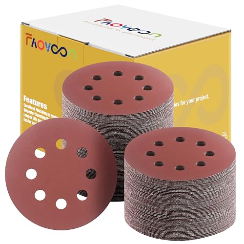 Sanding Disc 5 Inch 8 Hole (100 Count)