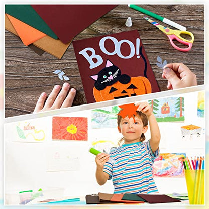 100 Sheets 5 Shades Cardstock Paper (100 Count)