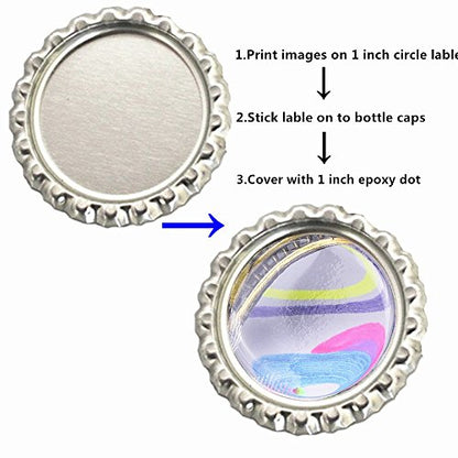 Epoxy Resin Dome Stickers (200 Count)