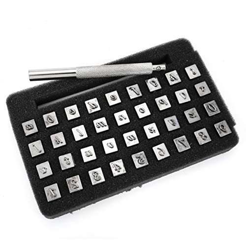 37 Pieces Leathercarft Stamping Tool Set (37 Count)