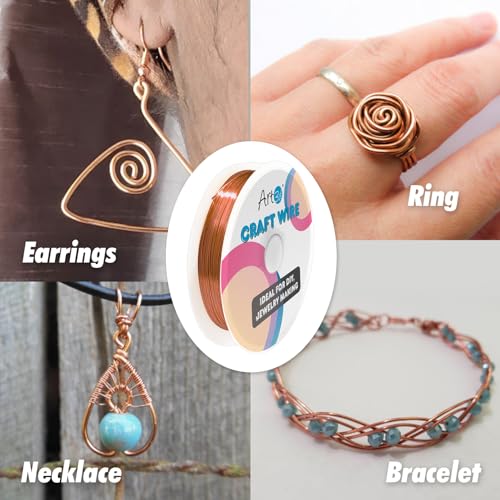 18 Gauge Craft Wire for Beading & Sculpting (120 Foot)