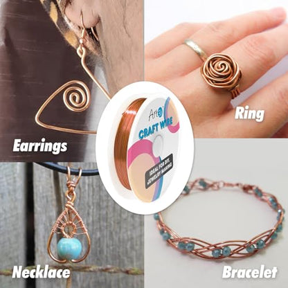 18 Gauge Craft Wire for Beading & Sculpting (120 Foot)