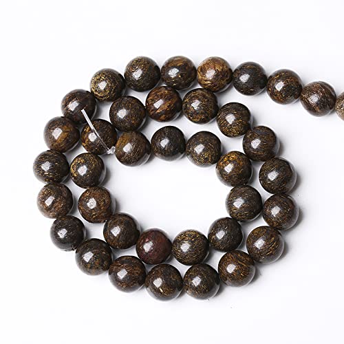 88pcs 4mm Natural Stone Beads Brown Bronzite Gemstone Round Loose Beads for Jewelry Making DIY Bracelet Necklace
