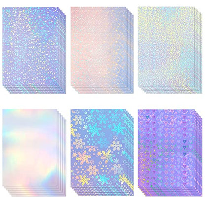 36 Holographic Laminate Sheets