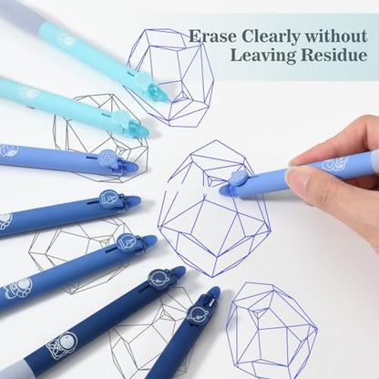 8Pcs Cute Erasable Pens (8 Count)