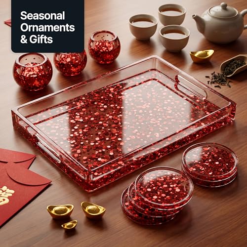Craft Glitter Red 100g Super Chunky Glitter
