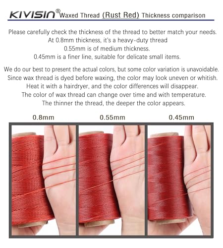 Thin Wax Polyester Thread (1641 Foot)
