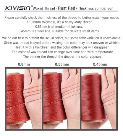 Thin Wax Polyester Thread (1641 Foot)