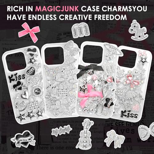 100 Pcs Big Junk Case Charms Kit for Phone Cases & Socks & Shoes