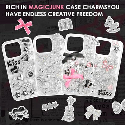 100 Pcs Big Junk Case Charms Kit for Phone Cases & Socks & Shoes