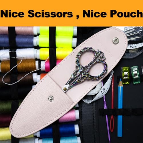 4.7 INCH Embroidery Scissors Small Sewing Scissors With Cover