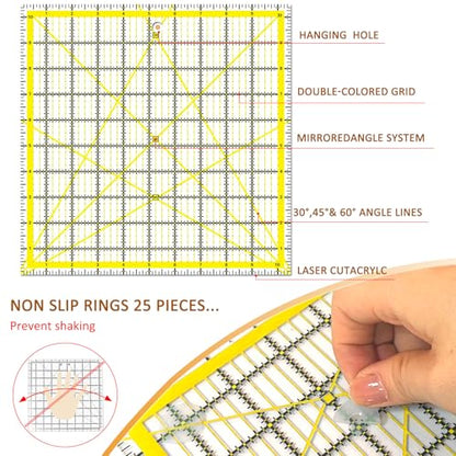 Quilting Rulers (4 Count)