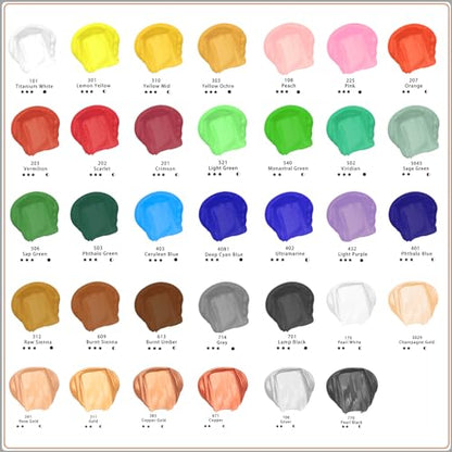 White Acrylic Paint (4.05 Fl Oz)