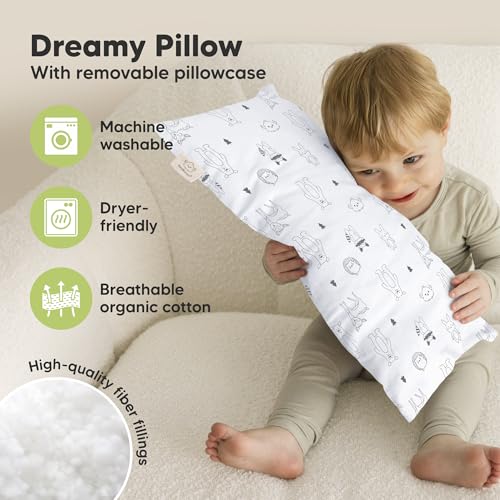 Toddler Pillow with Pillowcase