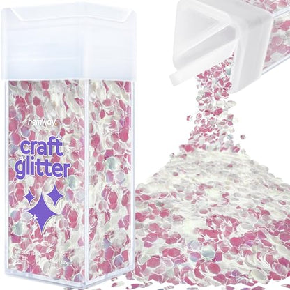 Craft Glitter Shaker Mother of Pearl Iridescent 110g Super Chunky (3.8 Ounce)