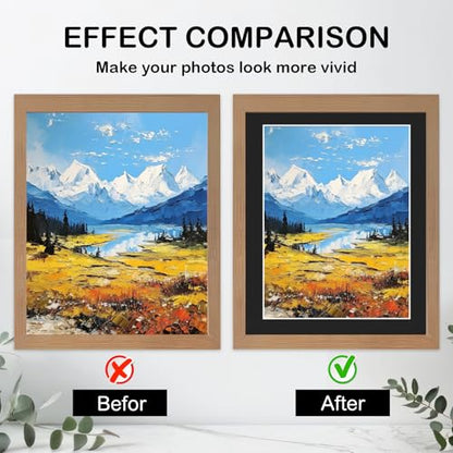 15 Pack 8x10 Picture Mats for 5x7 Photos (15 Count)