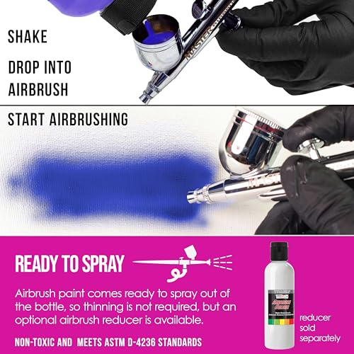 Opaque Hot Pink Acrylic Airbrush Paint (8 Fl Oz)