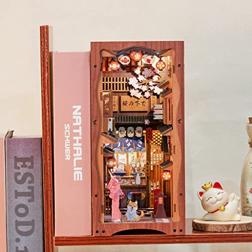 Book Nook Kit DIY Miniature House Japanese Street Diorama
