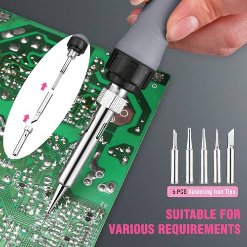 90W Soldering Iron Kit with Digital Display