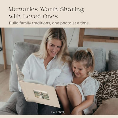 Premium Scrapbook Album with Window and Writing Space