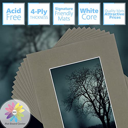 Mat Board Center 10 Pack 8x10 Photo Mats for 5x7 Picture