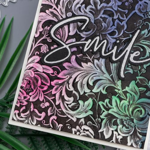 3D Flowers Theme Plastic Embossing Folders Phoenix for DIY Scrapbooking Photo Album Card Paper Craft Decoration for Card Making