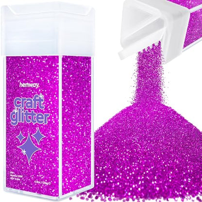 Craft Glitter Shaker Fuchsia Pink 130g Microfine (3.8 Ounce)