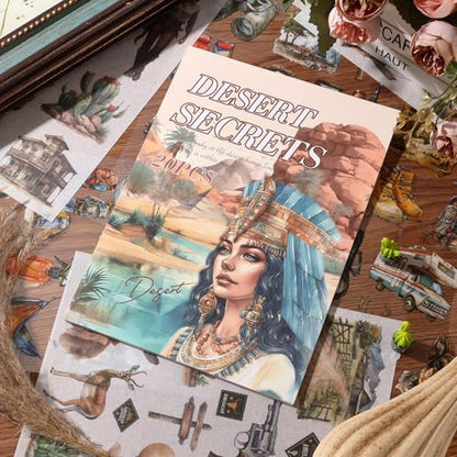 Egypt Travel Scrapbook Stickers 20 Sheets 240 Pre