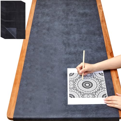 5 Sheets Large Carbon Paper for Tracing 20.3 x 47 Inch Graphite Transfer Paper Waxed Carbon Transfer Sheet for Wood