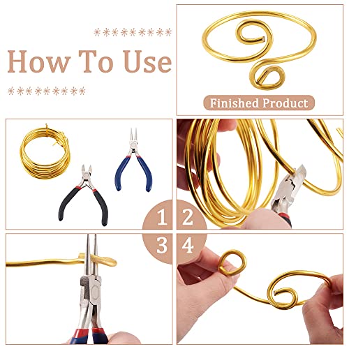 52 Feet 6 Gauge Aluminum Wire 8 Colors Bendable Metal Sculpting Wire for Jewelry Craft