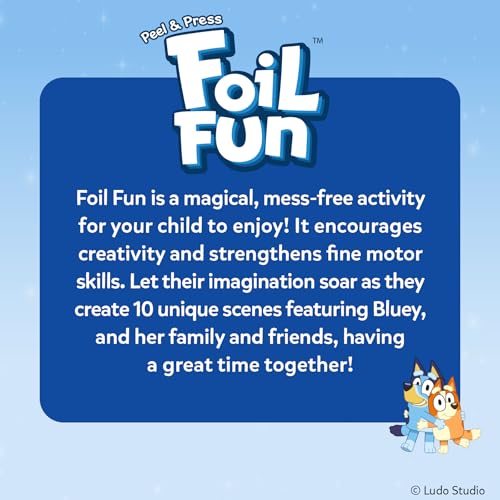 Foil Fun Bluey