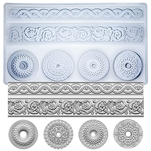 Art Mold for Polyclay Air Dry Clay Plaster