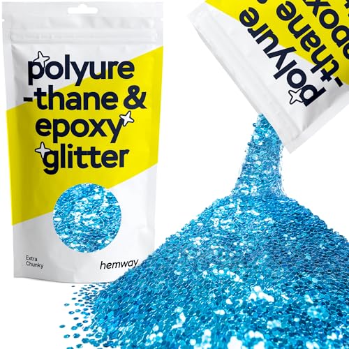 Resin Glitter Ocean Blue 100g Extra Chunky (3.5274 Ounce)