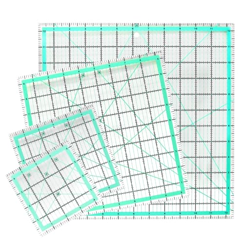 4pcs Square Quilting Ruler Set