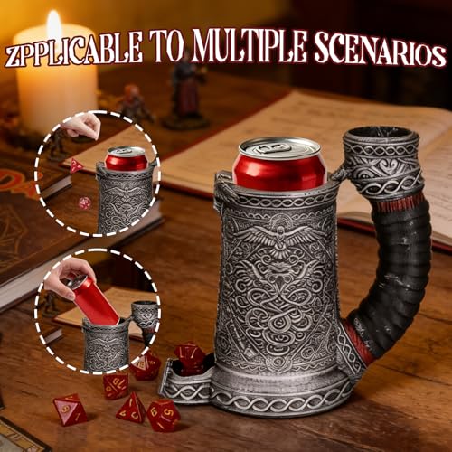 Dice Tower Mug DND Dice Roller Tower with 7 PCS Dice Set