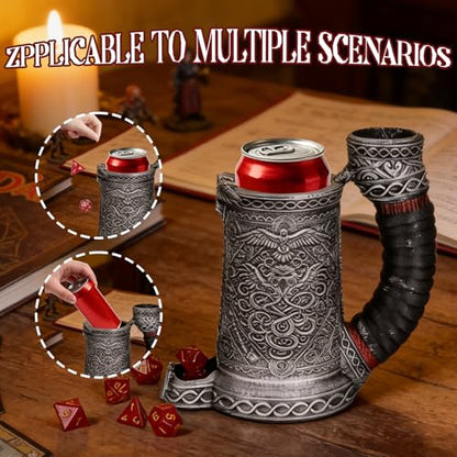 Dice Tower Mug DND Dice Roller Tower with 7 PCS Dice Set