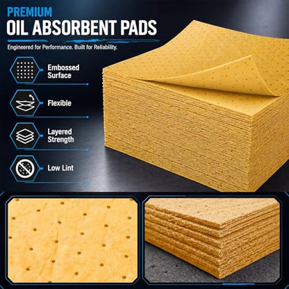 30 Pcs Oil Absorbent Pad for Spill (30 Count)