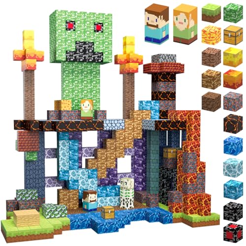 Magnetic Blocks for Kids 3+ (160 Count)