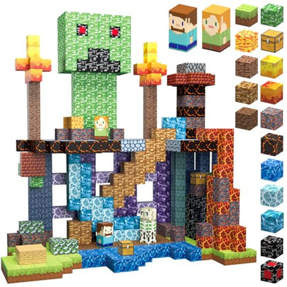 Magnetic Blocks for Kids 3+ (160 Count)