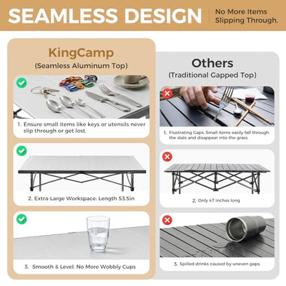Large 53.5" Folding Camping Table