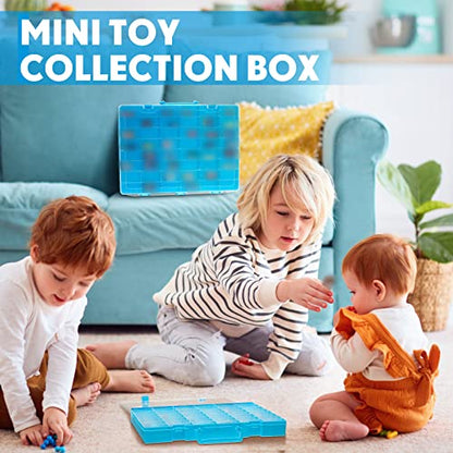 2 Pcs 48 Grids Plastic Bead Organizer Box with Divider (2 Count)