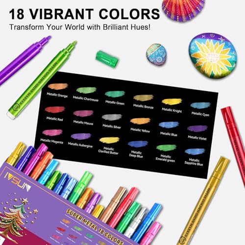 Metallic Markers (18 Count)