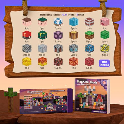 Magnetic Blocks (100 Count)