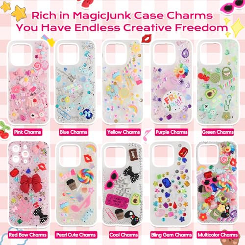 4980 Pcs Junk Phone Case Charms Kit with DIY Nail Charms