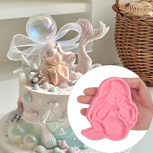 1 Pcs Mermaid Candy Fondant Mold