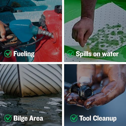 Marine Oil Spill Absorbent Boat Pads