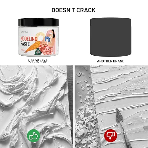 Modeling Paste for Textured Art and Acrylic Painting (16.9 Fl Oz)