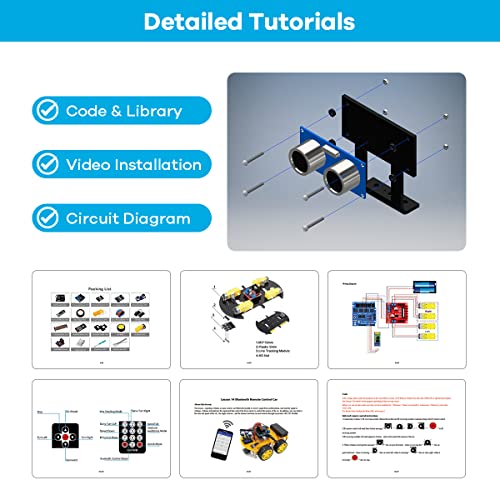 Smart Robot Car Kit Include Ultrasonic Sensor
