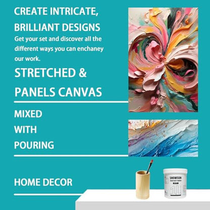 Matte Varnish 1L for Acrylic Paint Non (35 Fl Oz)